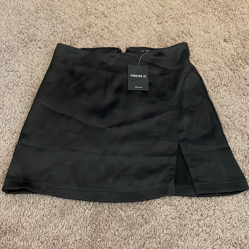 Forever 22 satin mini skirt